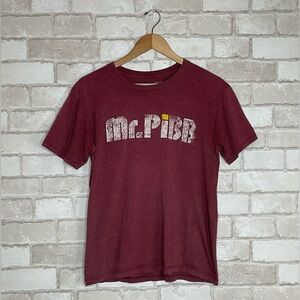 Coca Cola Vintage Mr. Pibb Maroon Short Sleeve Tee Size M